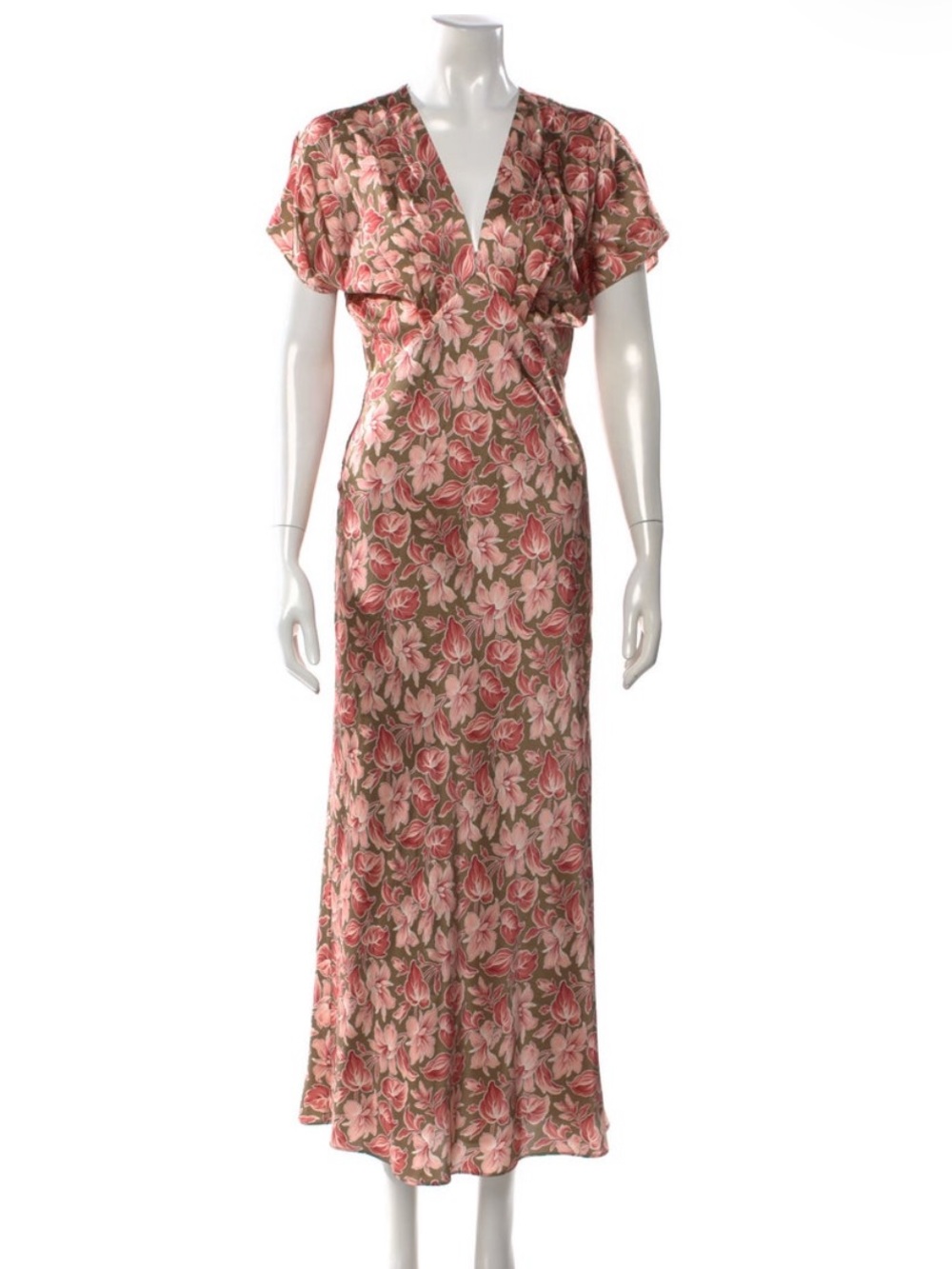 Veronica Beard Floral Midi Dress